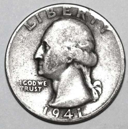 1941-P Washington Silver Quarter - Fine - #2142EA