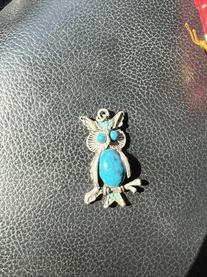 Dijes de piedra turquesa 2 piezas Foto 2 de 3