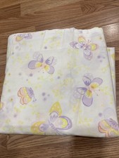 Pottery Barn Kids Full Size 100 Organic Cotton Butterfly Flat Sheet
