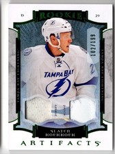 2015-16 Artifacts Jerseys Patch Emerald Slater Koekkoek Rookie Jersey/Patch