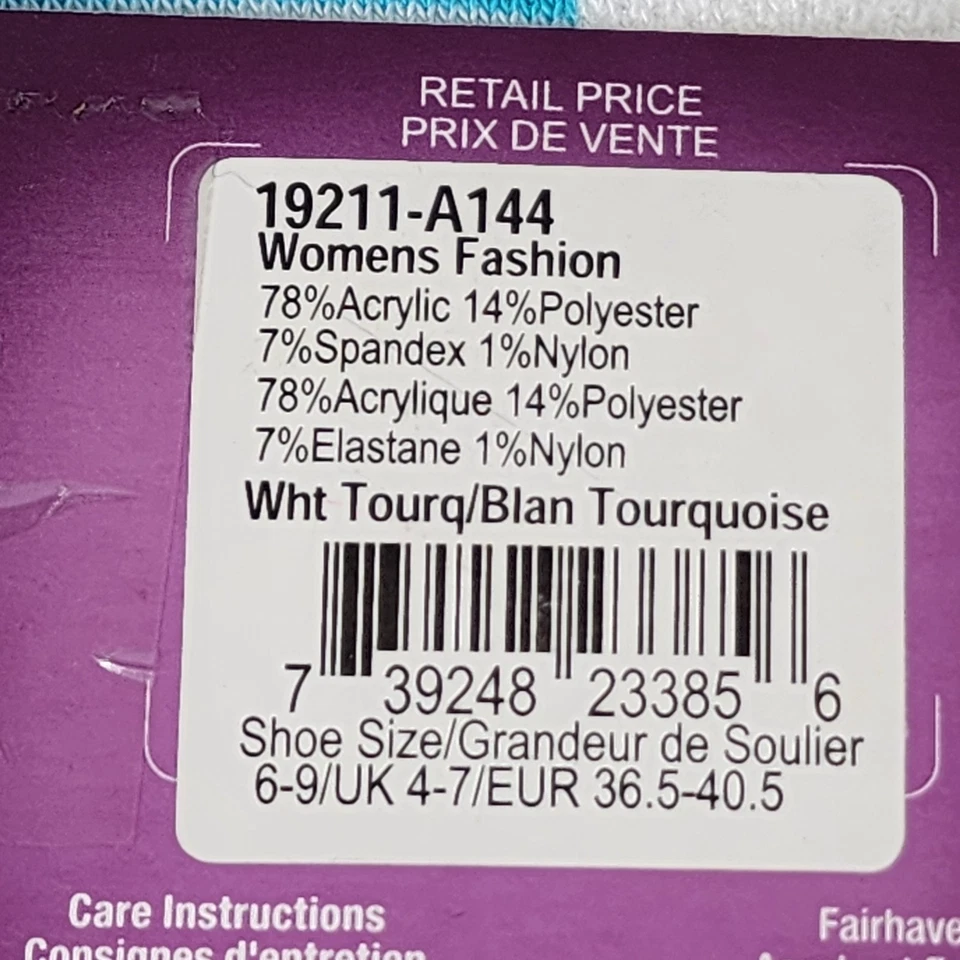 NOVO 2 pares de meias femininas FootJoy FJ Pro Dry tamanho 6 - 9 leve #1 meia de golfe - Imagem 3 de 3