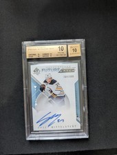 2018-19 SP AUTHENTIC FUTURE WATCH AUTO CASEY MITTELSTADT #148 BGS 10 AUTO 10