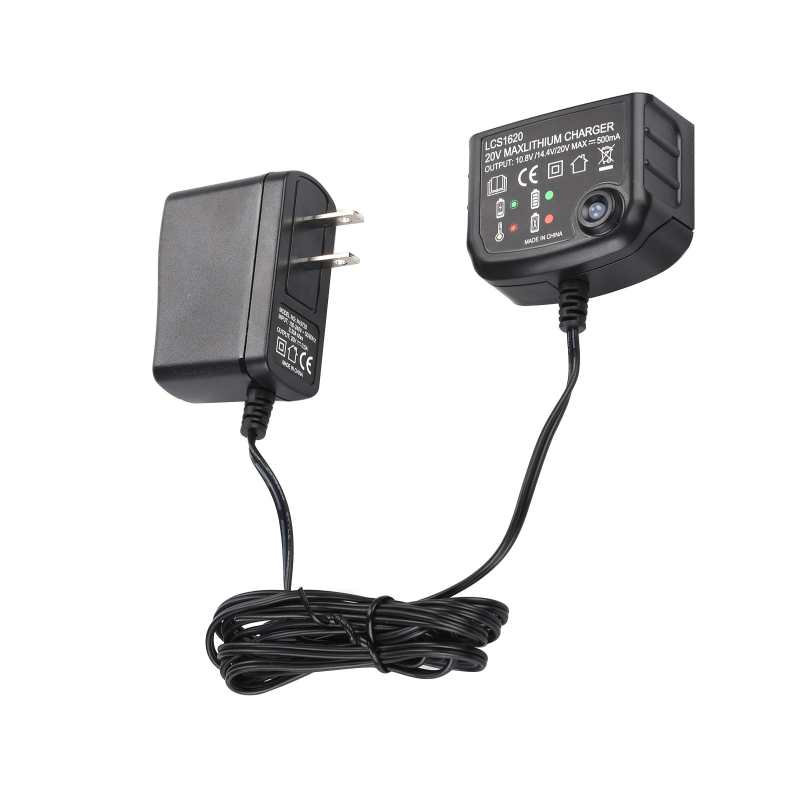 1 PC 20V Black Lithium-Ion Battery Charger Fit For Black and Decker Battery