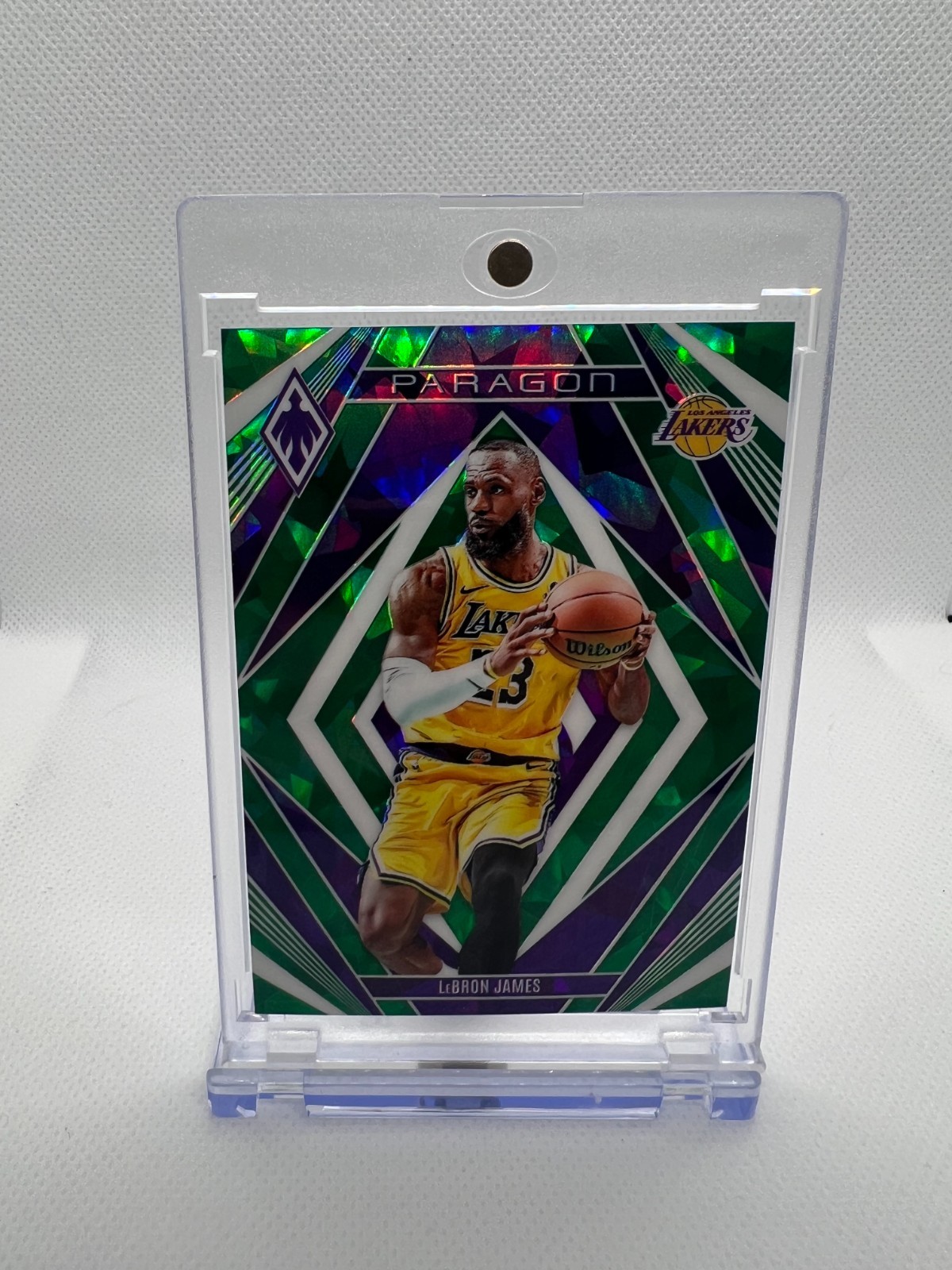 2023-24 Panini Phoenix Paragon Phoenix GREEN Ice #14 LeBron James /149🔥📈