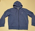 Polo Ralph Lauren Men’s Navy Full Zip Hooded Hoodie w/ Pockets size medium