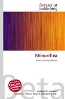 Rhinorrhea Lambert M. Surhone