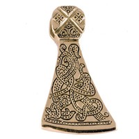 Axt Amulett Wikinger Schmuck AnhäNger Zinn Bronze - Wikinger - 3 X 5,5 Cm