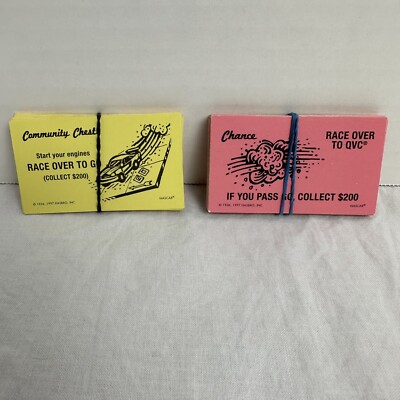 1997 Monopoly NASCAR Collector's Edition Replacement Chance Community Chest