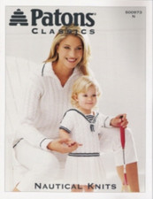 Nautical Knits Patons Pattern Book 500973