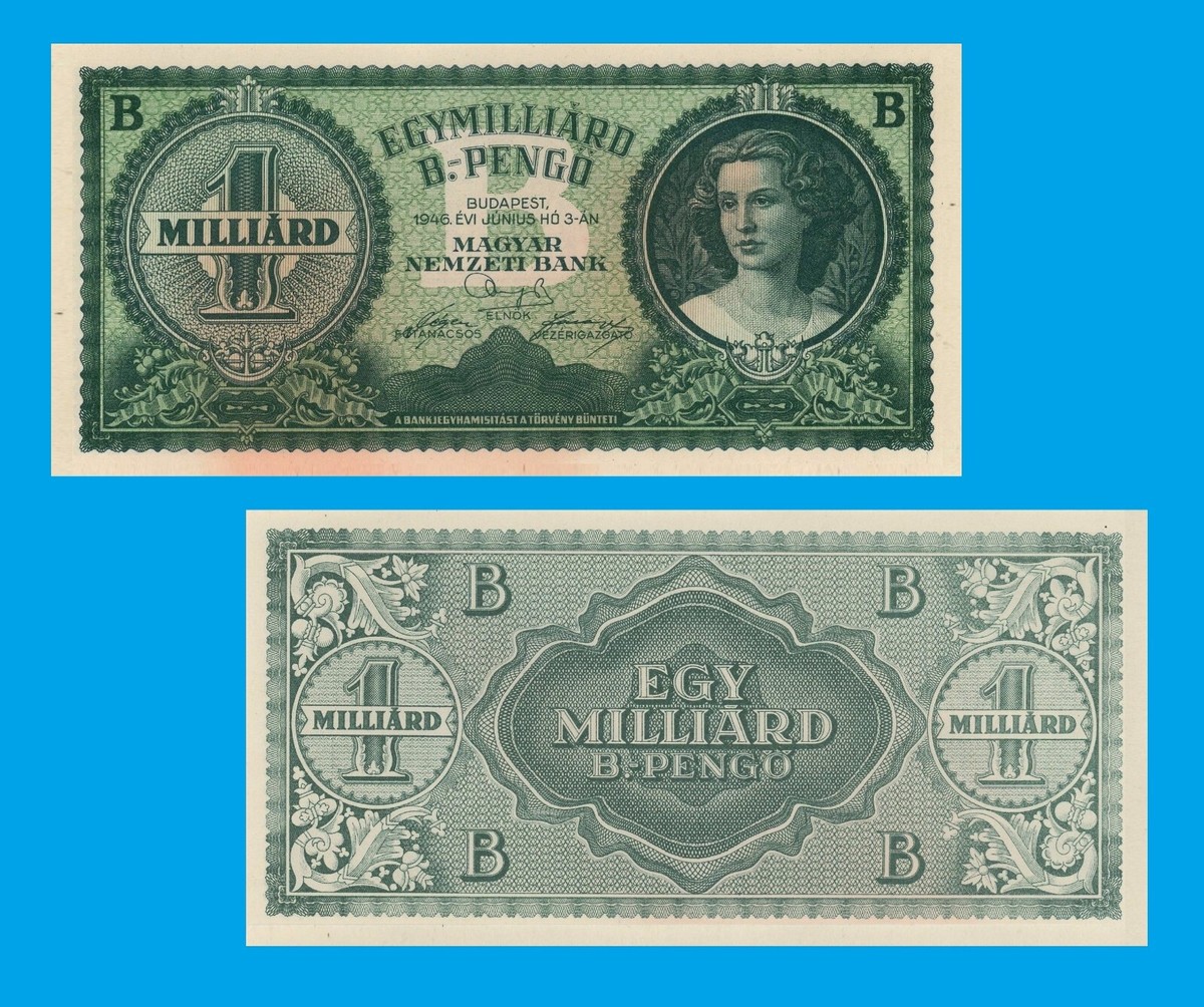 HUNGARY 1000 000 000 B Pengo 1946 ---- Copy | eBay