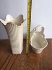 Lenox Cherry Blossom Flower Basket & Meridian Vase Gold Trim — photo 4