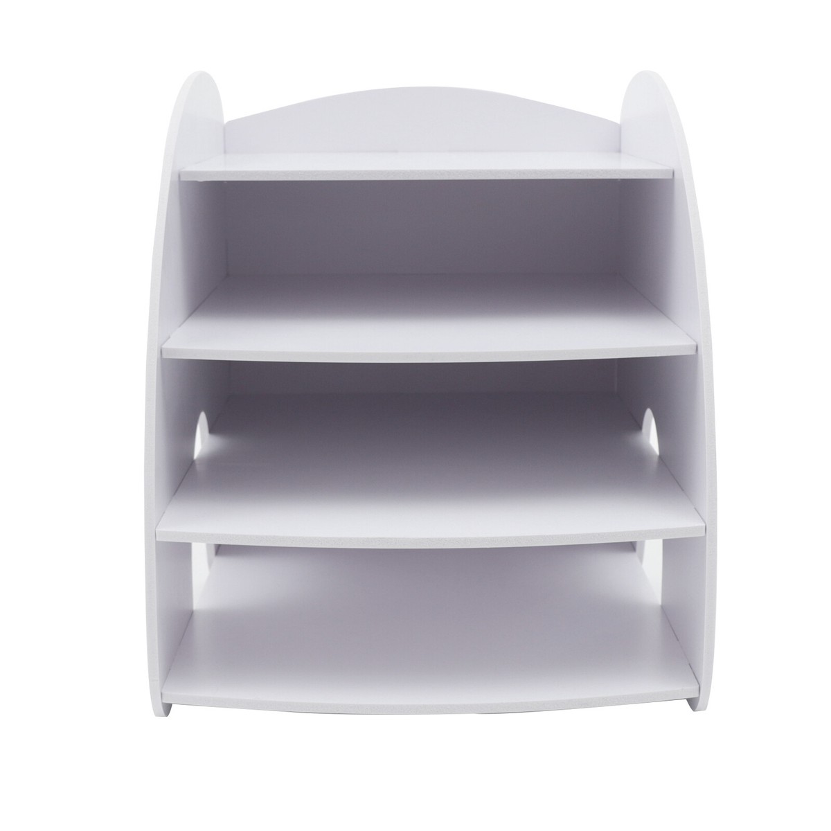 SANRUI 4er Set Dokumentenablage A4, Stapelbar Briefablage querformat