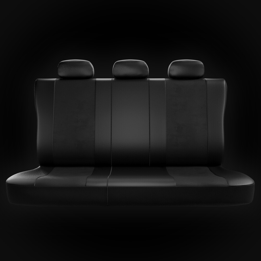 Housses De Sièges Universelles Pour Fourgon - Conducteur Et Passager, 3D Noir, Compatible Airbag - Camion, Van