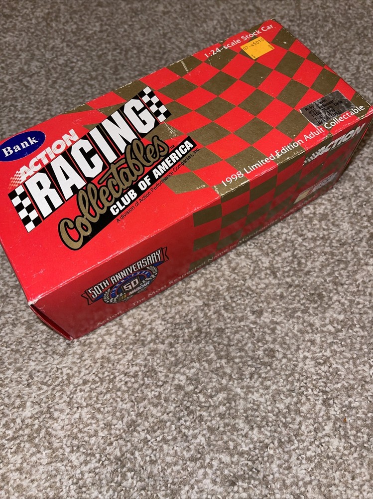 NASCAR Diecast BANK 1:24 Ricky Craven #50 Budweiser 1998 Monte Carlo 1 of 2,500