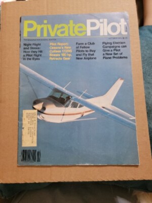 PRIVATE PILOT MAGAZINE AVIATION LITERATURE OCT 1979