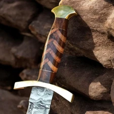 Handmade Damascus Steel Viking Sword | Real Medieval Longsword