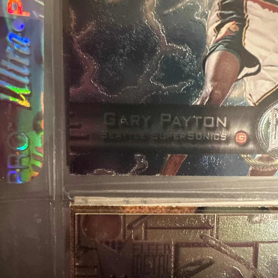 1997-98 Metal Universe GARY PAYTON #63 HOF Seattle SuperSonics - Image 4 of 4