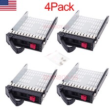 4Pack New 3.5" LFF SAS HP 3.5" 373211-002 SATA SAS Tray Caddy DL380 DL360 G6 G7