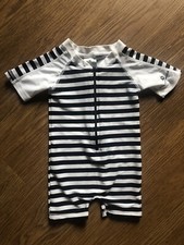 Snapper Rock Baby Boys UV50 Swimming Rash Guard Bathing Suit 0-6 Months Short Sl