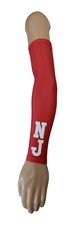 PICK YOUR NUMBER Youth Adult Baseball Basketball Football Sports Arm Sleeve RED