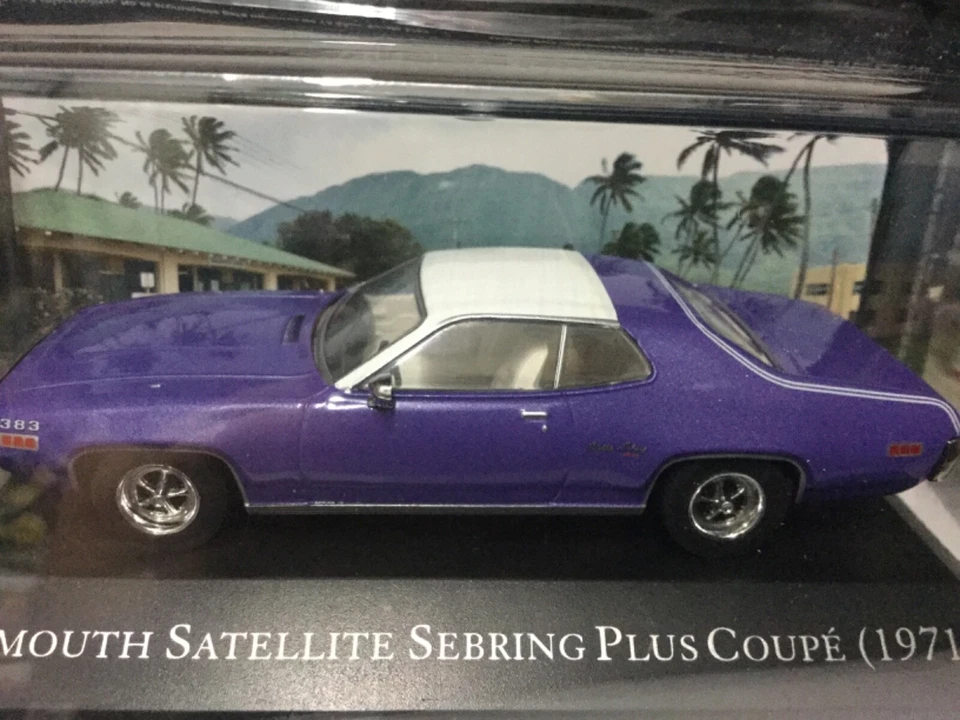 American cars PLYMOUTH SATELLITE SEBRING PLUS COUPE’ 1971  , 1/43, die-cast - Immagine 4 di 4
