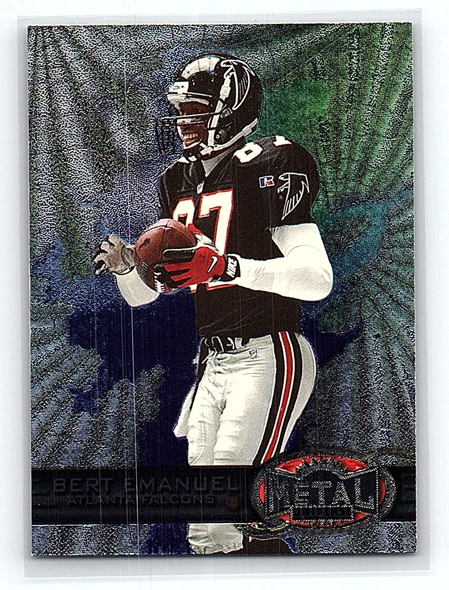 1997 Metal Universe Bert Emanuel Atlanta Falcons #160