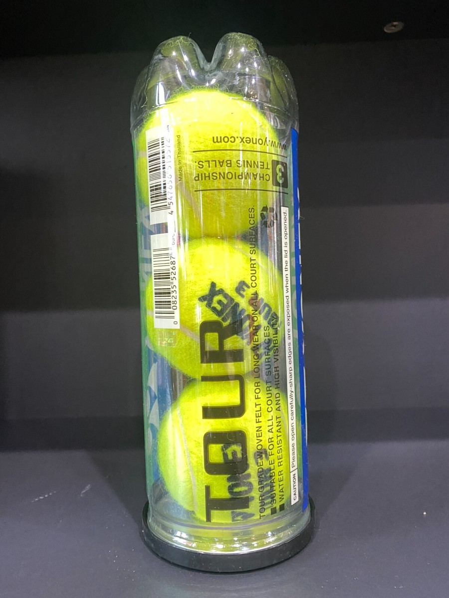 Yonex Tour Championship Tennis Ball Racquet Ball 3 Balls / 1 Can