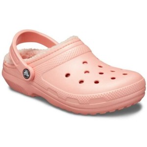 fuzzy lined kids crocs