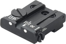 Glock 17 - 43 Rear Adjustable Sight - White Dot