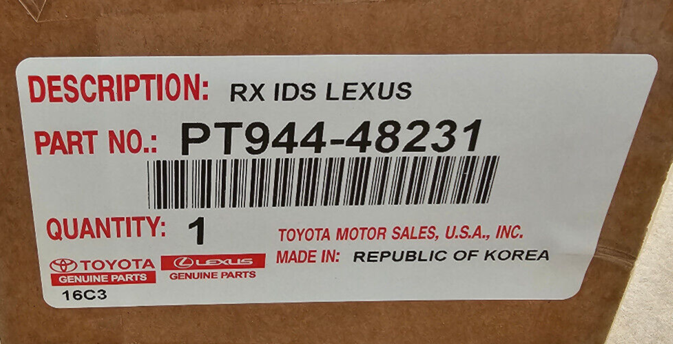 Lexus OEM Factory Illuminated Door Sills 2pc set 2023 2024 RX350 PT944