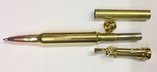 Bullet Twist, Ballpoint Pen Kit, in Gold, Pen Kits, Clip AK47, Pen Blank