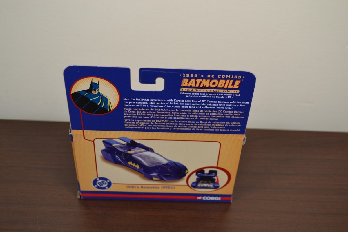 CORGI 77303 Batman 1990's DC Comics Batmobile 1:43 Die-Cast