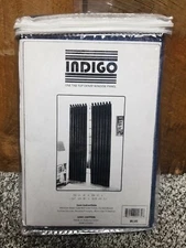 Indigo - Blue Denium Window One Panel (84 Inch x 50) Thick Drape