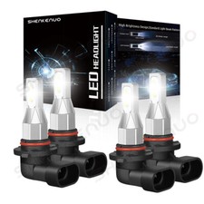 4x Led Headlight Bulbs Hilo Beam For Honda Accord 2006-2012 Sedan 4-door 6000k