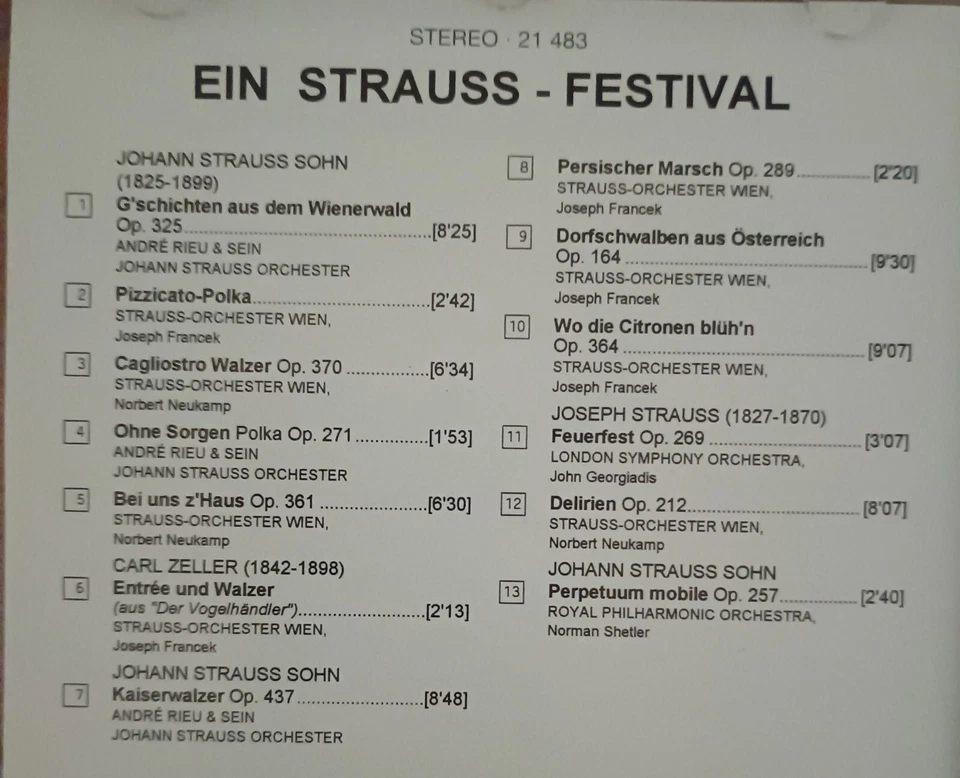 Ein Strauss - Festival - Bild 4 von 4