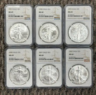 1986-2021 American Eagle Silver Dollar Type 1 Collection 36 ASE Coins, NGC MS-69 — photo 7