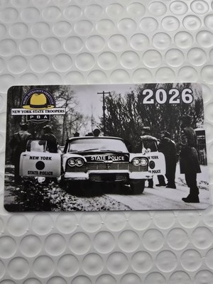 1 SIGNED PBA of  New York State Troopers 2026 card.