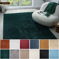 Waschbar Uni Vorleger Rutschfest Niederflor Flur Läufer Wohnzimmer Schlafzimmer