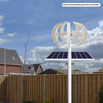 600W 24V Vertical Axis Wind Power Turbine Generator Controller Home Windmill