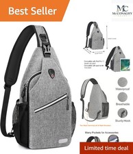 Ergonomic Sling Daypack for Men - Lightweight Crossbody Bag for All Adventures
