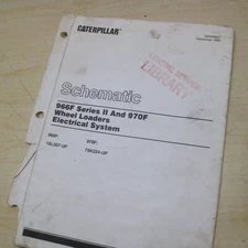 CAT 966F 970F SERIES II 2 Wheel Loader Electrical System Schematic manual shop