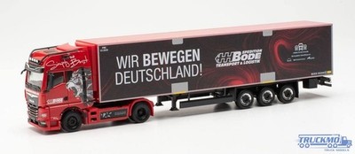 Herpa HH Bode MAN TGX GX Kühlauflieger 317139