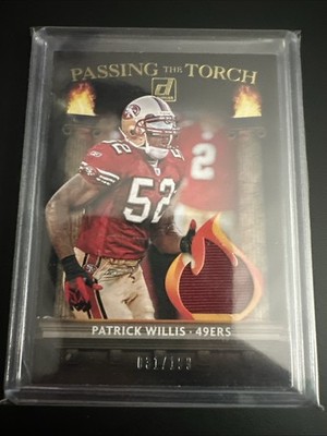2020 Panini Donruss - Passing the Torch Jerseys Nick Bosa, Patrick Willis #15...
