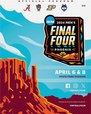 NEW 2024 Men's NCAA Final Four Official Program UCONN Purdue! Tristen Newton MVP