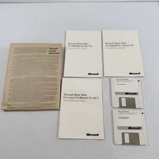 Vintage Microsoft Mouse  Paintbrush 3.5  Floppy 1987