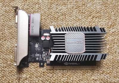 Inno3D Nvidia GeForce GT710 2GB VRAM DDR3 VRAM Grafikkarte Silent PCIe GPU
