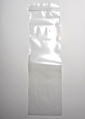 Clear Zip Seal Plastic Bags Zipper 3 x 10 2 mil