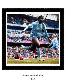 Khadija Shaw Hand Signed Man City Womens 12x12 Autograph Bunny Verified COA
