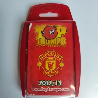 Manchester United 2012/13 Top Trumps Play Discover well used cards Rooney De Gea - Image 1 of 4