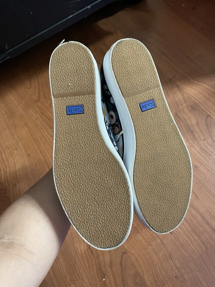 Keds x Rifle Paper Co. High Top Floral Sneakers – Women’s Size 8 - Image 3 of 4